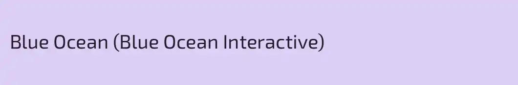 Blue Ocean (Blue Ocean Interactive)